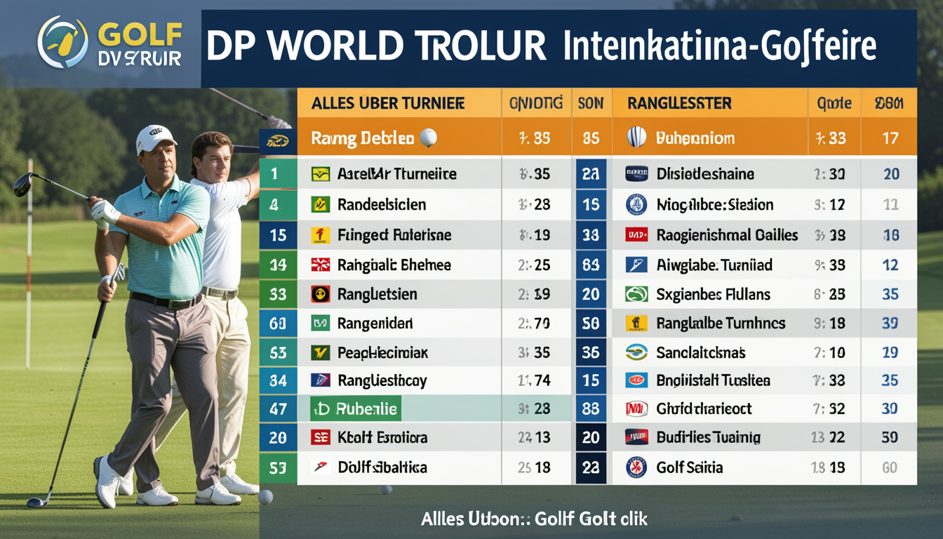 golf dp world tour