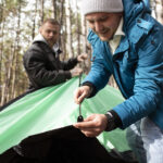 Einsatzmöglichkeiten eines Scherenzeltes im Winter